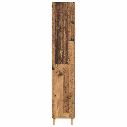 vidaXL Highboard Old Wood 69.5 x 34 x 180 cm Engineered Wood