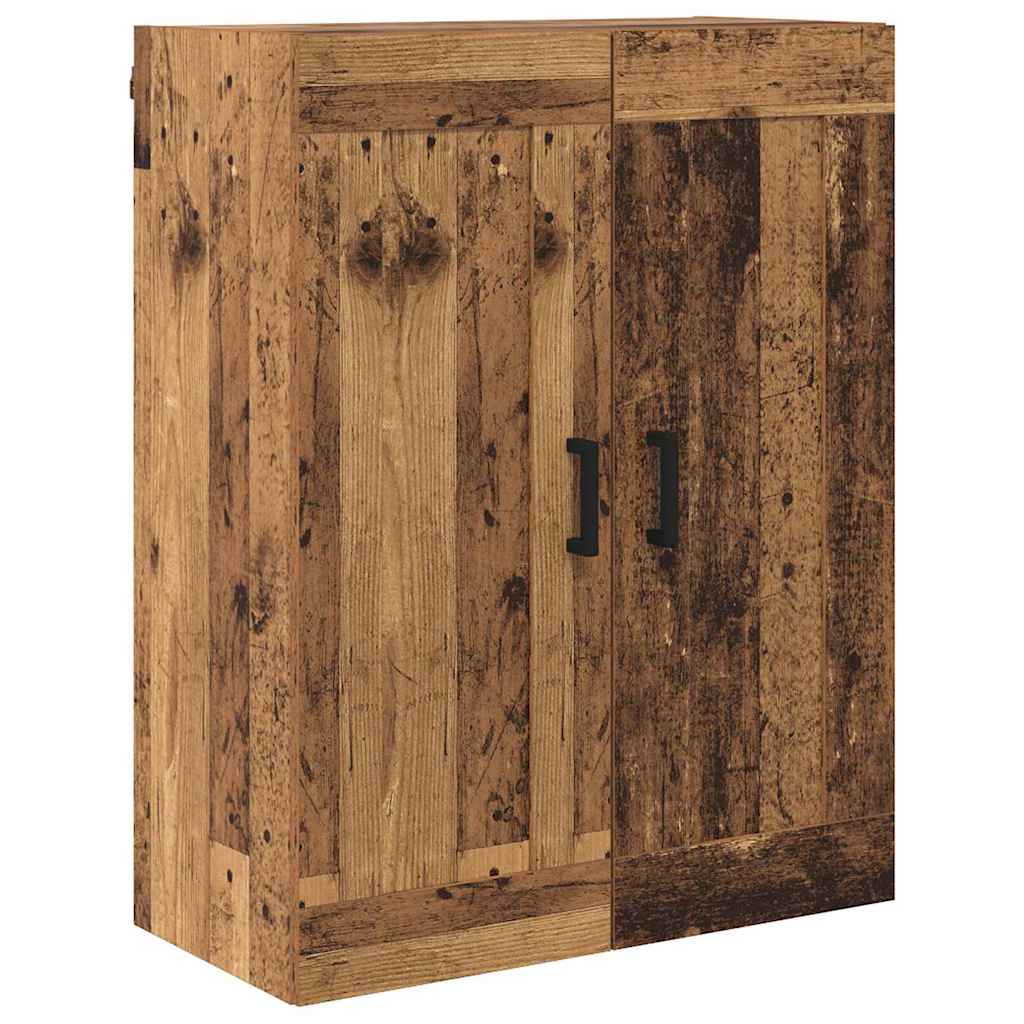 vidaXL Highboard with Drawer 2 pcs Old Wood Engineered Wood