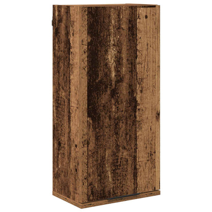 vidaXL Bathroom Furniture Set with Door 5 pcs Old Wood Engineered Wood