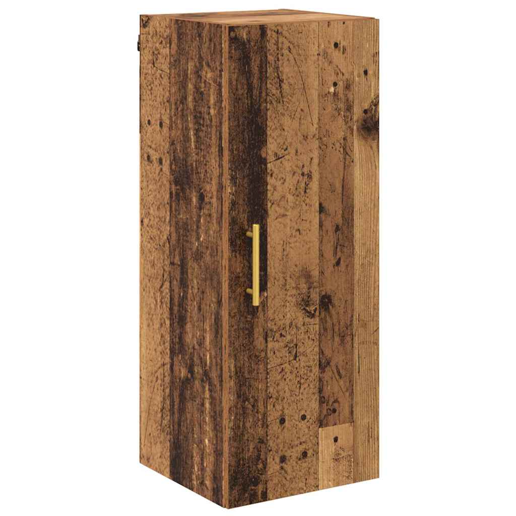 vidaXL Highboard 2 pcs Old Wood Engineered Wood