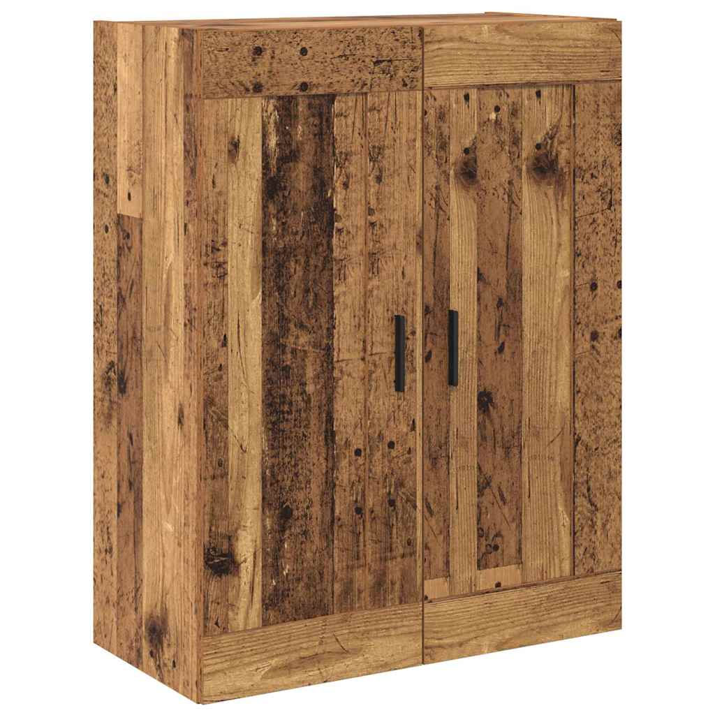 vidaXL Highboard 2 pcs Old Wood Engineered Wood