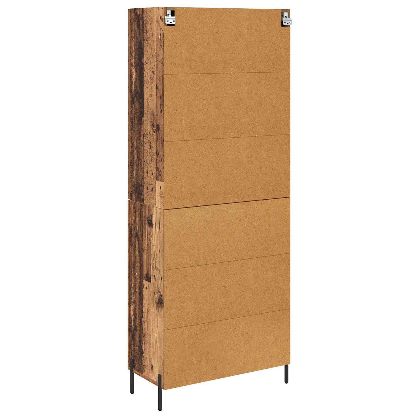 vidaXL Highboard Old Wood 69.5 x 34 x 180 cm Engineered Wood