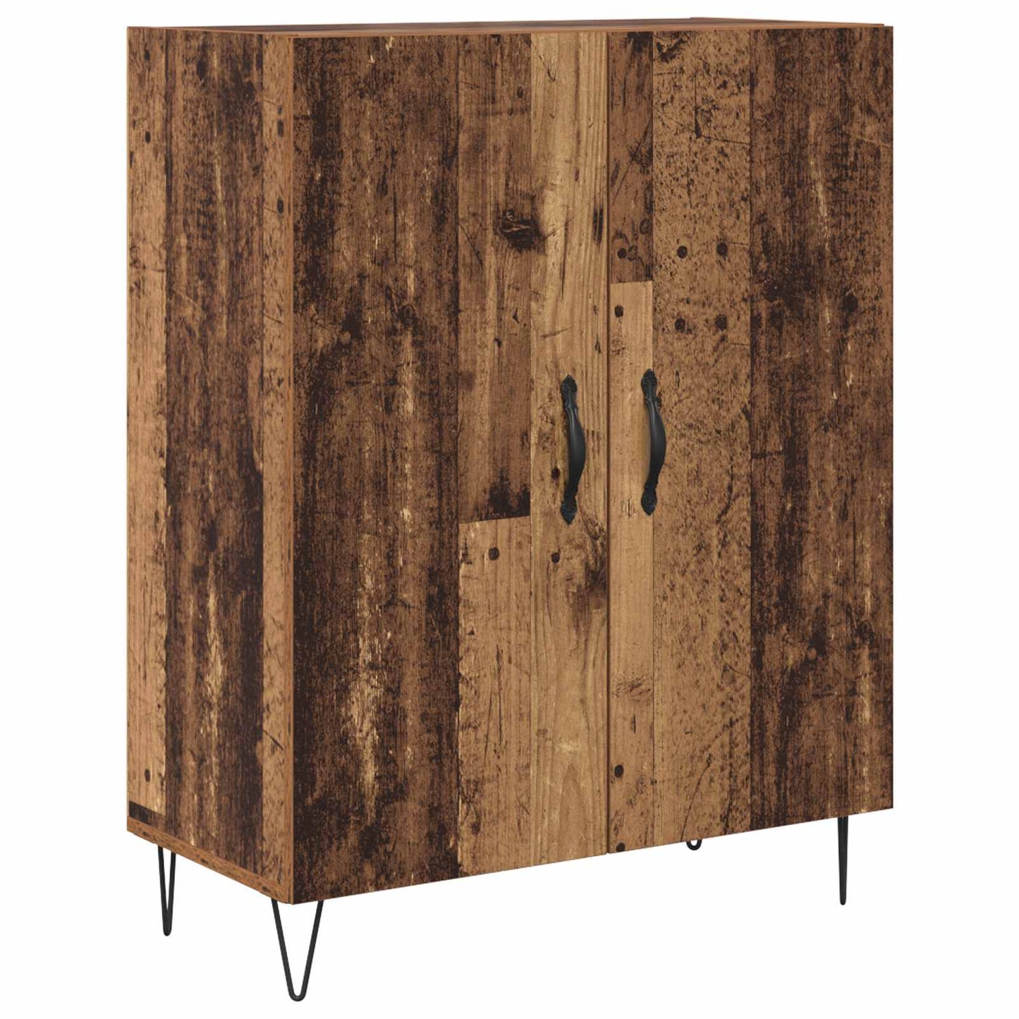vidaXL Highboard Old Wood 69.5 x 34 x 180 cm Engineered Wood