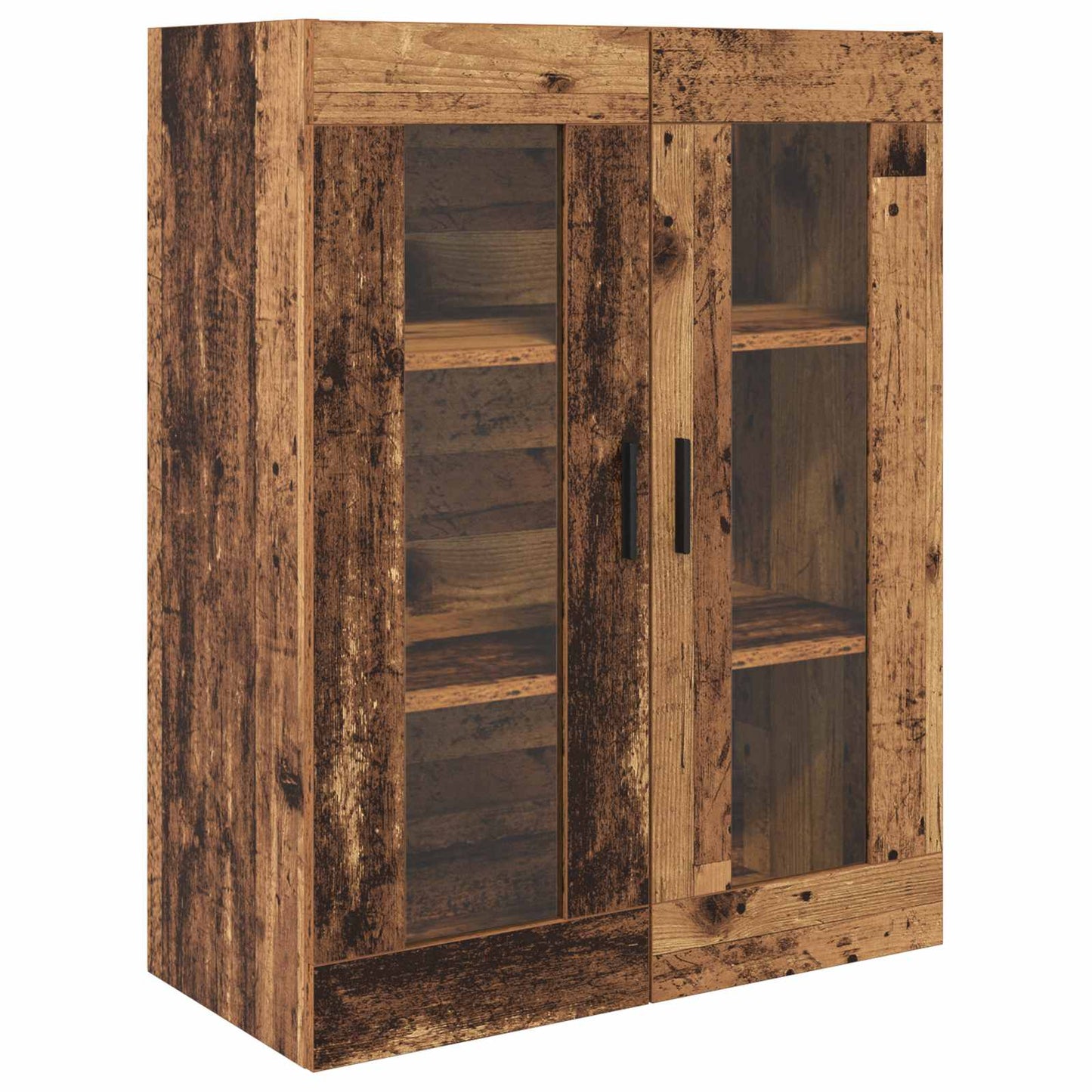 vidaXL Highboard with Drawer 2 pcs Old Wood Engineered Wood