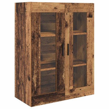 vidaXL Highboard with Drawer 2 pcs Old Wood Engineered Wood