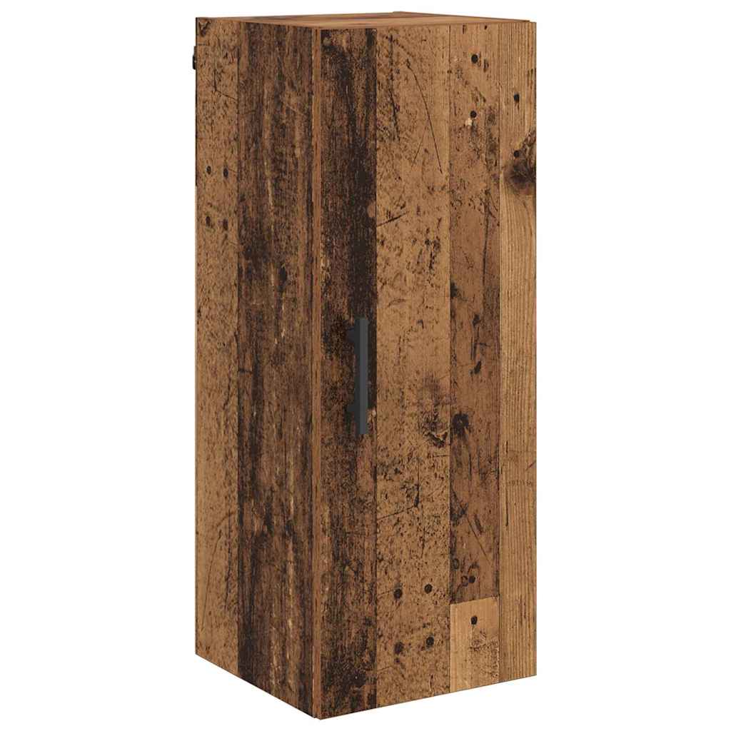 vidaXL Highboard Old Wood 34.5 x 34 x 180 cm Engineered Wood