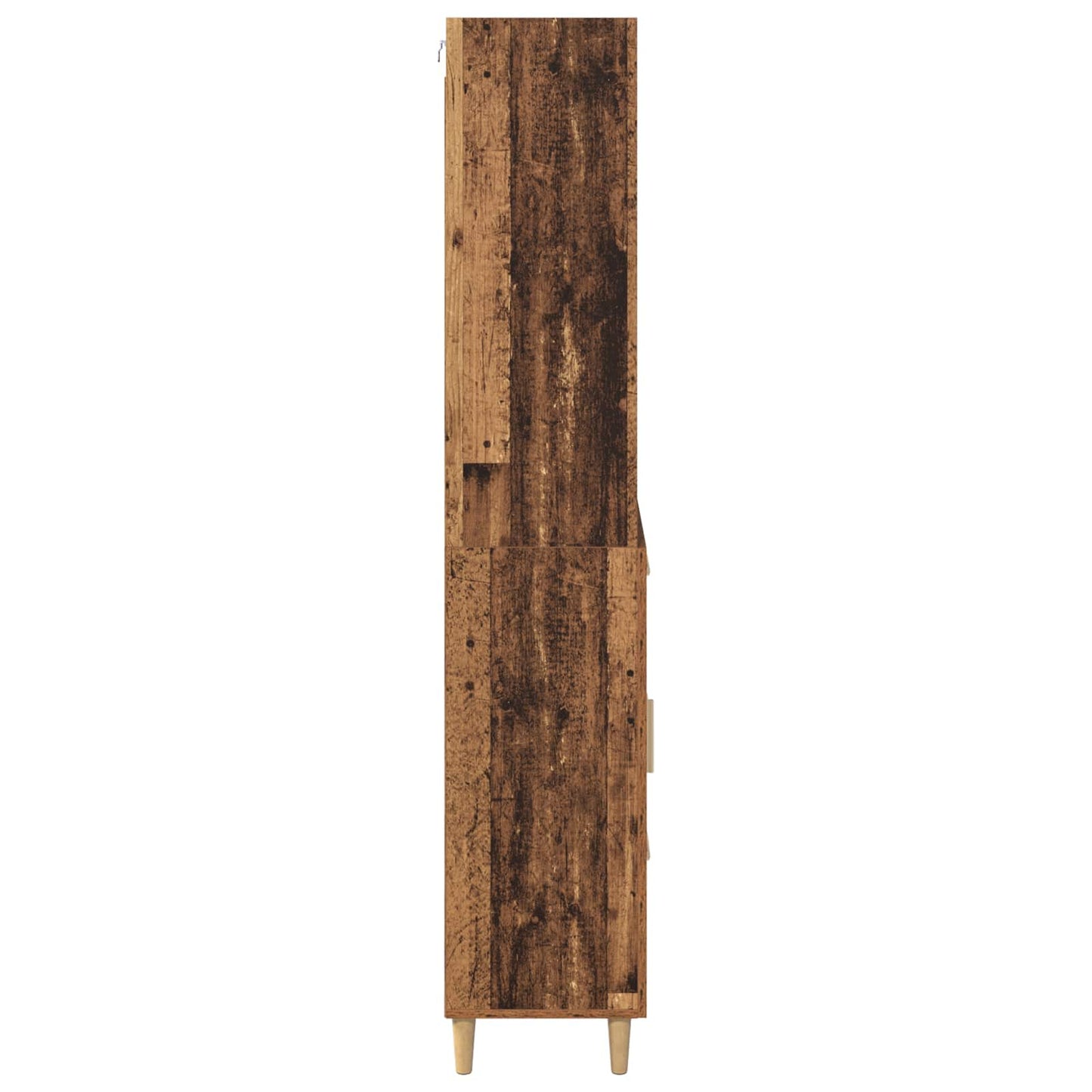vidaXL Highboard Old Wood 69.5 x 32.5 x 180 cm Engineered Wood