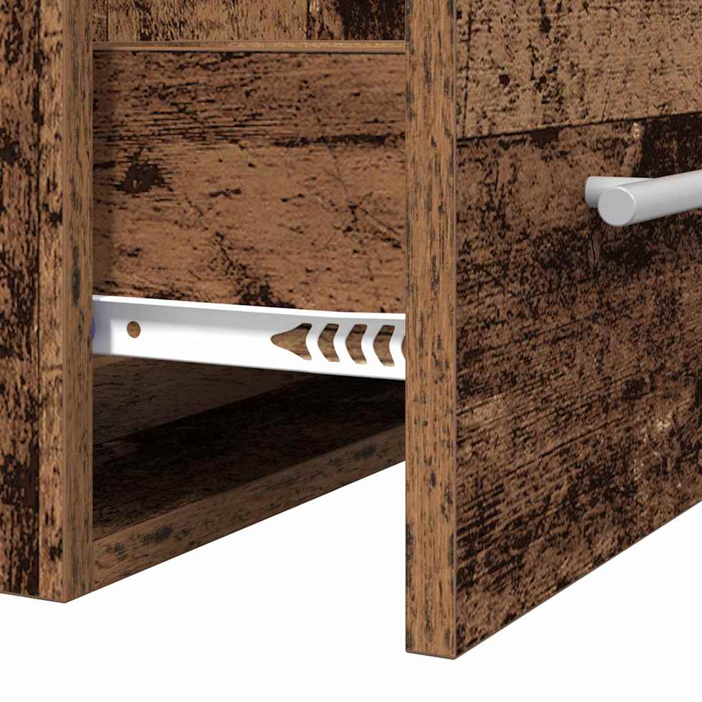 vidaXL Bathroom Sink Cabinet with Drawer Brown 42 x 39 x 52 cm