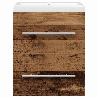 vidaXL Bathroom Sink Cabinet with Drawer Brown 42 x 39 x 52 cm