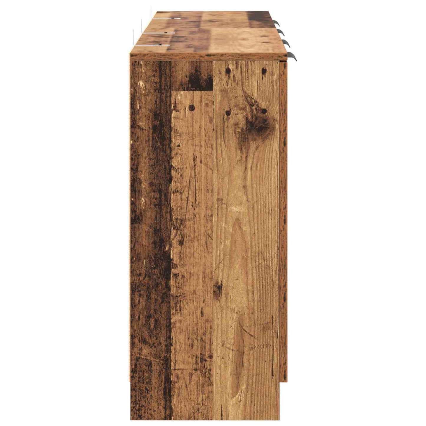 vidaXL Sideboard with Drawer 3 pcs Old Wood Engineered Wood