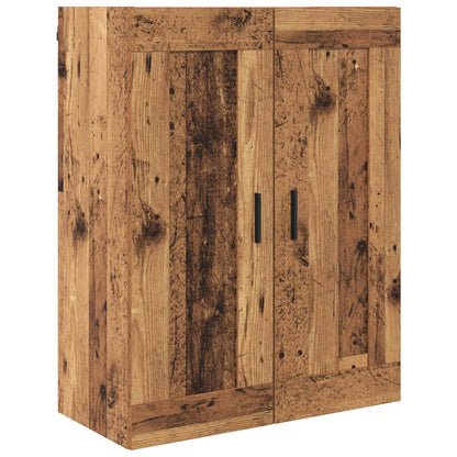 vidaXL Highboard with Drawer 2 pcs Old Wood Engineered Wood