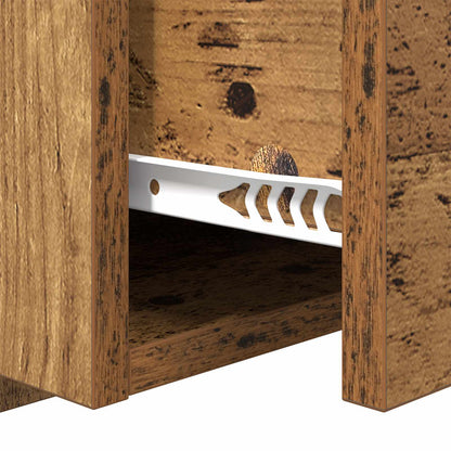 vidaXL Headboard with Cabinet 3 pcs Old Wood Engineered Wood