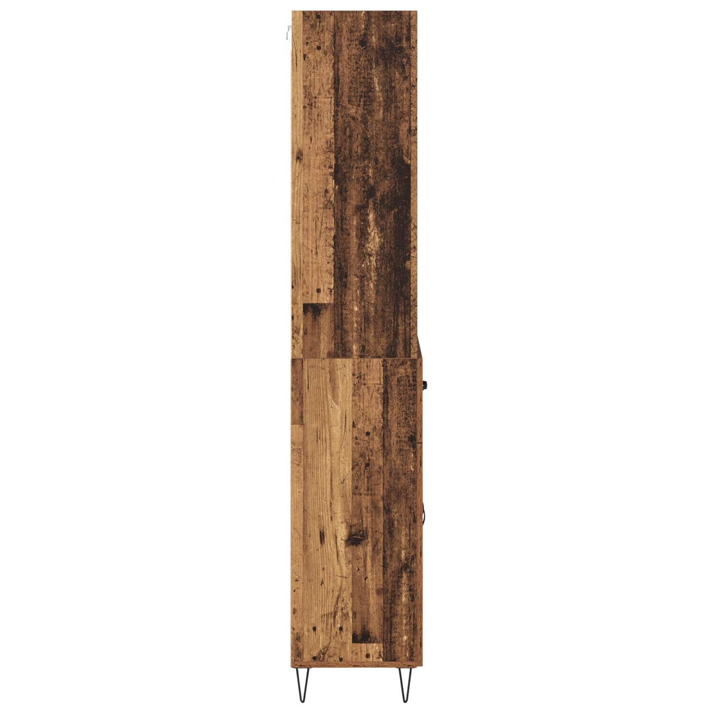 vidaXL Highboard with Drawer 2 pcs Old Wood Engineered Wood