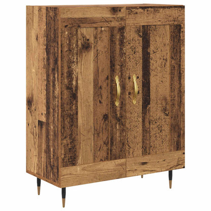 vidaXL Highboard Old Wood 69.5 x 34 x 180 cm Engineered Wood
