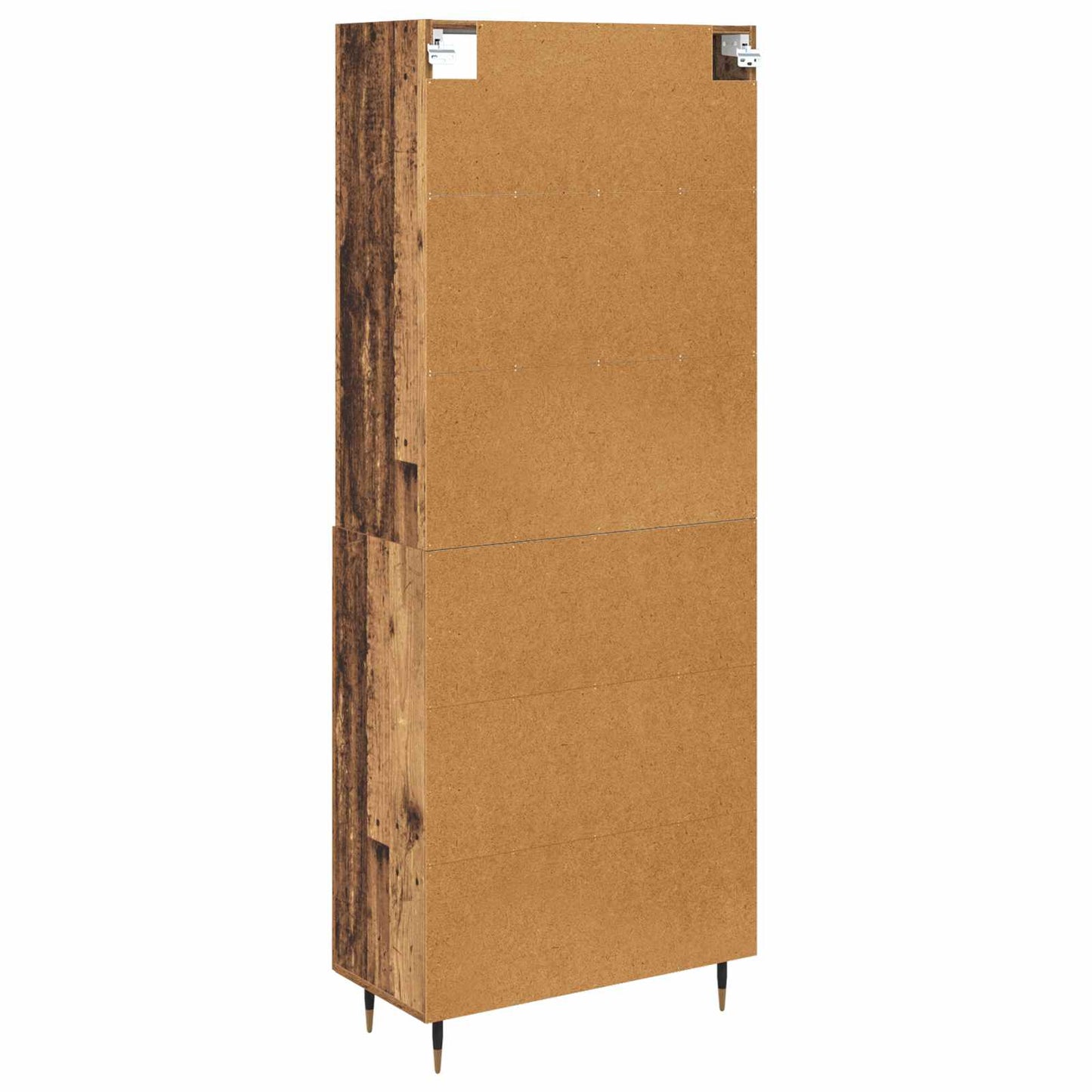 vidaXL Highboard Old Wood 69.5 x 34 x 180 cm Engineered Wood