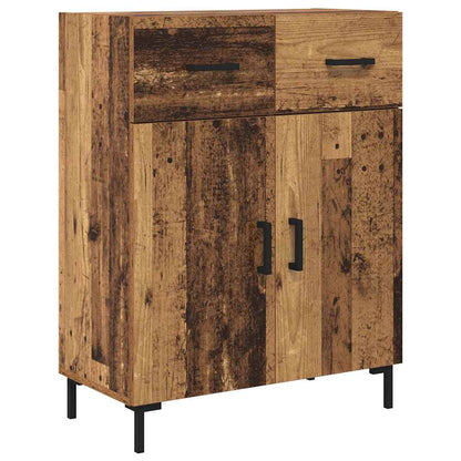 vidaXL Highboard Old Wood 69.5 x 34 x 180 cm Engineered Wood