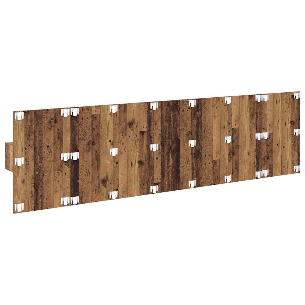 vidaXL Headboard with Cabinet 3 pcs Old Wood Engineered Wood