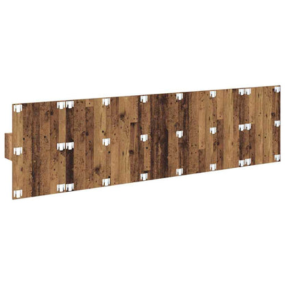 vidaXL Headboard with Cabinet 3 pcs Old Wood Engineered Wood