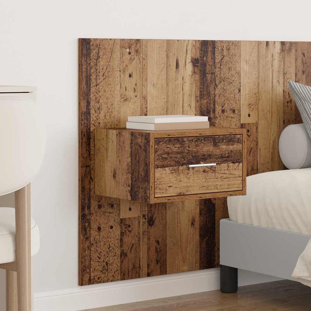 vidaXL Headboard with Cabinet 3 pcs Old Wood Engineered Wood
