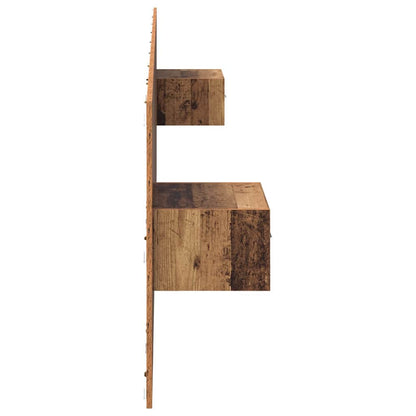 vidaXL Headboard with Cabinet 3 pcs Old Wood Engineered Wood