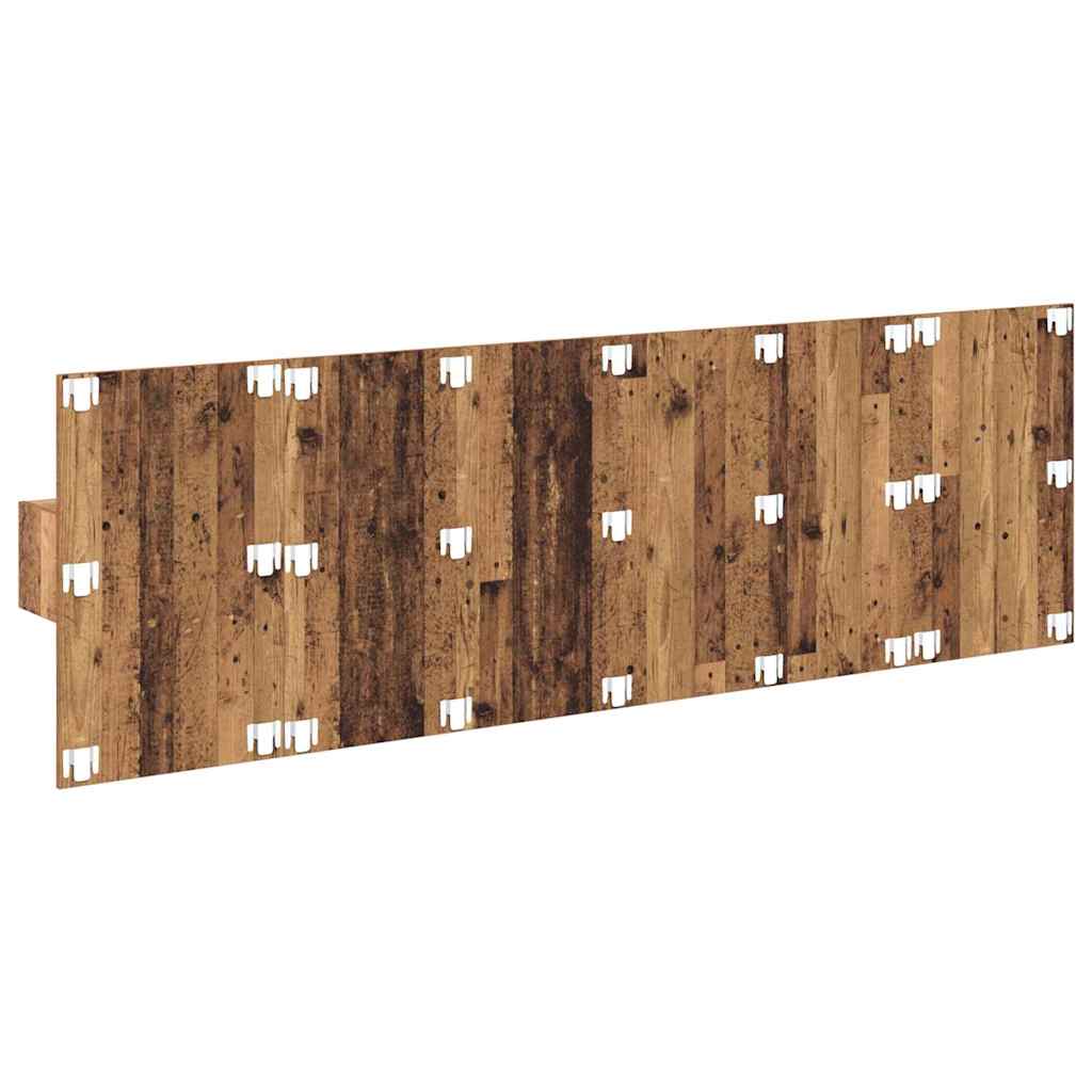 vidaXL Headboard with Cabinet 3 pcs Old Wood Engineered Wood