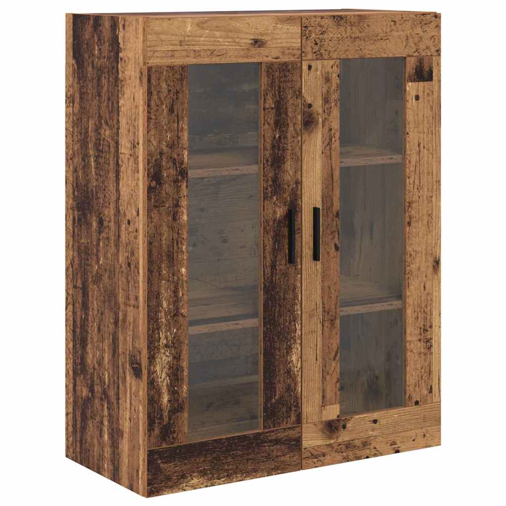 vidaXL Highboard with Drawer 2 pcs Old Wood Engineered Wood