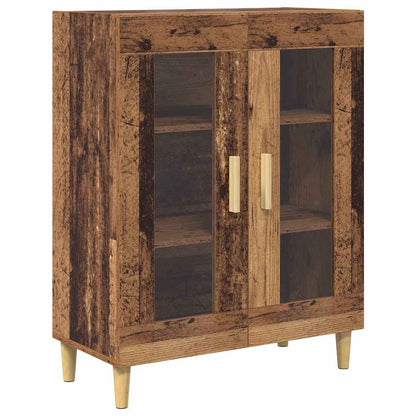 vidaXL Highboard Old Wood 69.5 x 34 x 180 cm Engineered Wood
