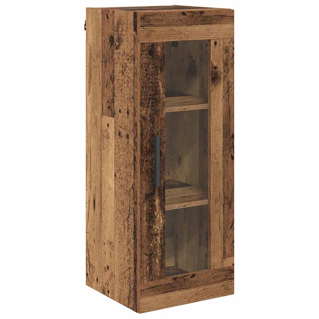 vidaXL Highboard Old Wood 34.5 x 34 x 180 cm Engineered Wood