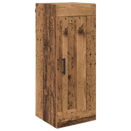 vidaXL Highboard Old Wood 34.5 x 34 x 180 cm Engineered Wood