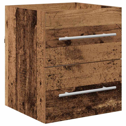 vidaXL Bathroom Sink Cabinet with Drawer Old Wood 41 x 38.5 x 48 cm