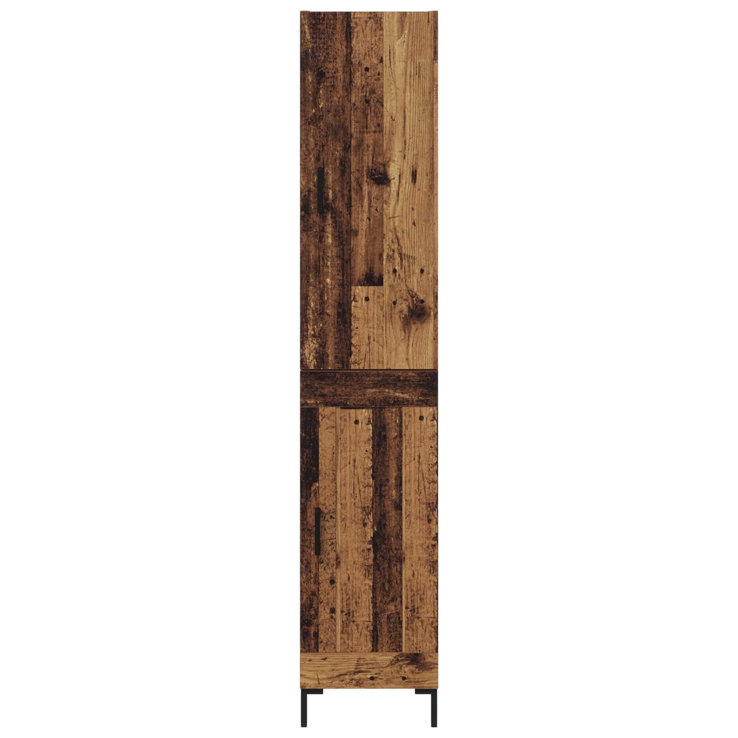 vidaXL Highboard Old Wood 69.5 x 34 x 180 cm Engineered Wood