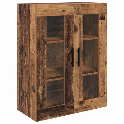 vidaXL Highboard with Drawer 2 pcs Old Wood Engineered Wood