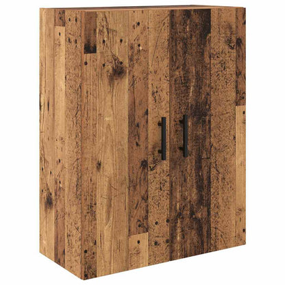 vidaXL Highboard with Drawer 2 pcs Old Wood 69.5 x 34 x 180 cm