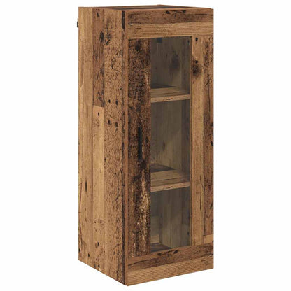 vidaXL Highboard Old Wood 34.5 x 34 x 180 cm Engineered Wood