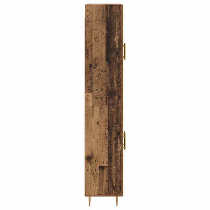 vidaXL Highboard Old Wood 69.5 x 34 x 180 cm Engineered Wood