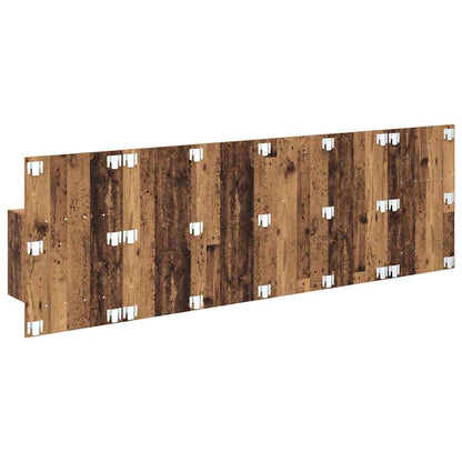 vidaXL Headboard with Cabinet 3 pcs Old Wood Engineered Wood