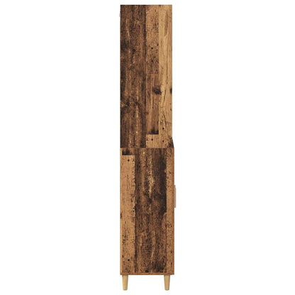 vidaXL Highboard Old Wood 69.5 x 32.5 x 180 cm Engineered Wood