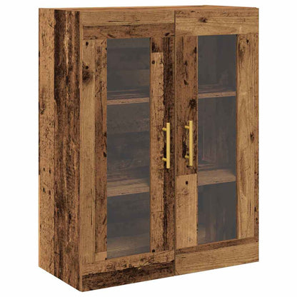 vidaXL Highboard with Drawer 2 pcs Old Wood Engineered Wood