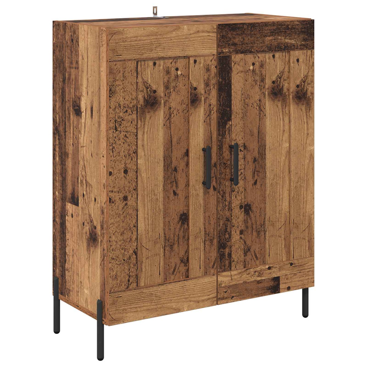 vidaXL Highboard Old Wood 69.5 x 32.5 x 180 cm Engineered Wood