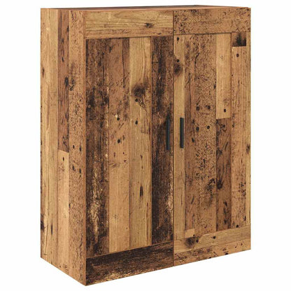 vidaXL Highboard with Drawer 2 pcs Old Wood Engineered Wood