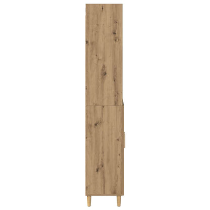 vidaXL Highboard Artisan Oak 69.5 x 32.5 x 180 cm Engineered Wood