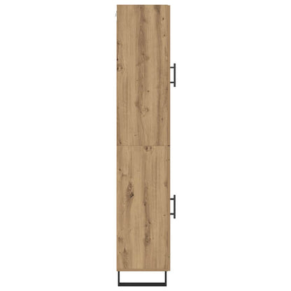 vidaXL Highboard Artisan Oak 34.5 x 34 x 180 cm Engineered Wood