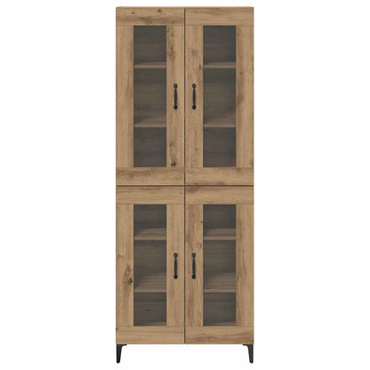 vidaXL Highboard Artisan Oak 69.5 x 34 x 180 cm Engineered Wood