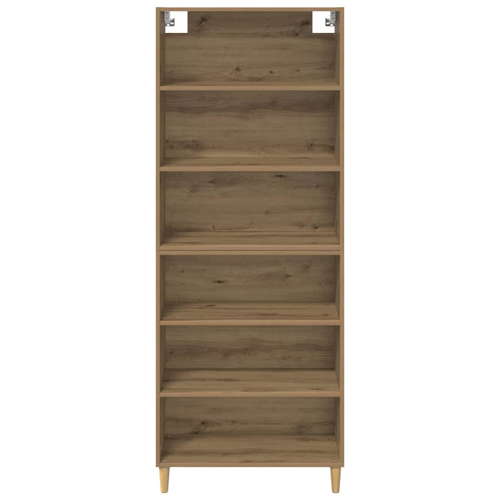 vidaXL Highboard Artisan Oak 69.5 x 32.5 x 180 cm Engineered Wood