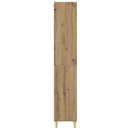 vidaXL Highboard Artisan Oak 69.5 x 32.5 x 180 cm Engineered Wood