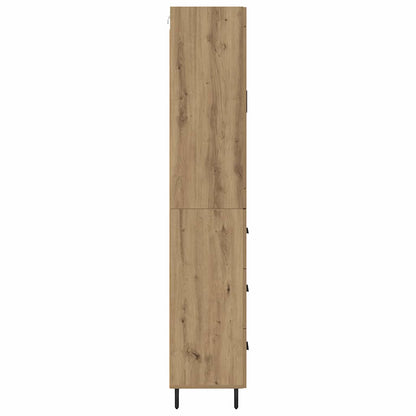vidaXL Highboard 2 pcs Artisan Oak 69.5 x 34 x 180 cm Engineered Wood