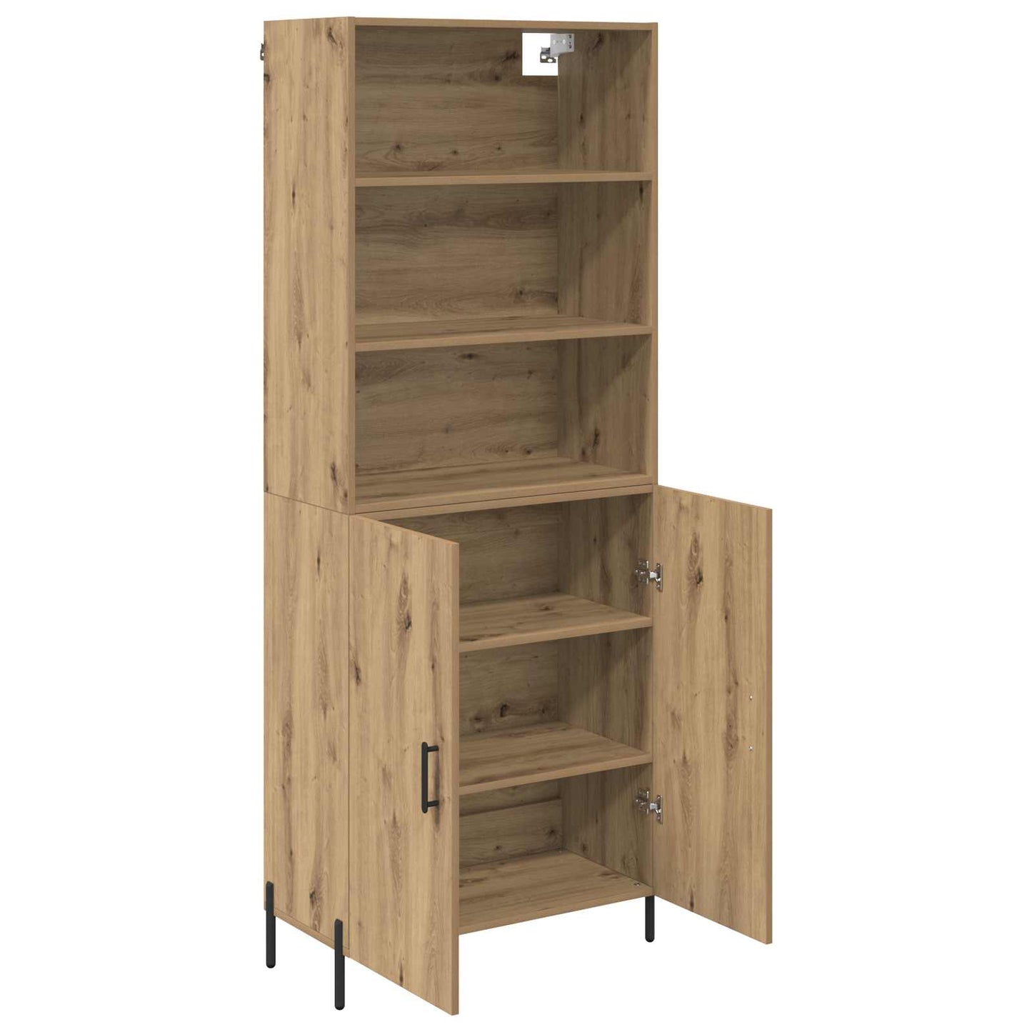 vidaXL Highboard Artisan Oak 69.5 x 32.5 x 180 cm Engineered Wood
