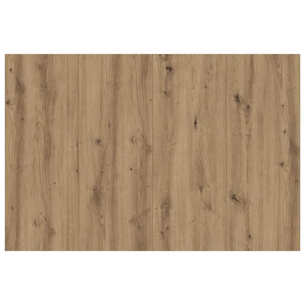 vidaXL Headboard With Cabinet 3 pcs Artisan Oak Engineered Wood