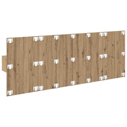 vidaXL Headboard With Cabinet 3 pcs Artisan Oak Engineered Wood