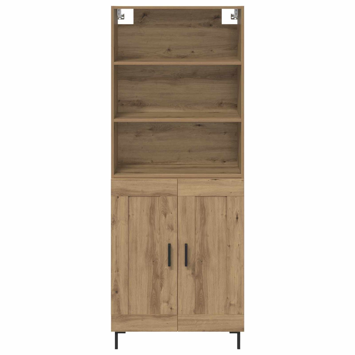 vidaXL Highboard Artisan Oak 69.5 x 34 x 180 cm Engineered Wood